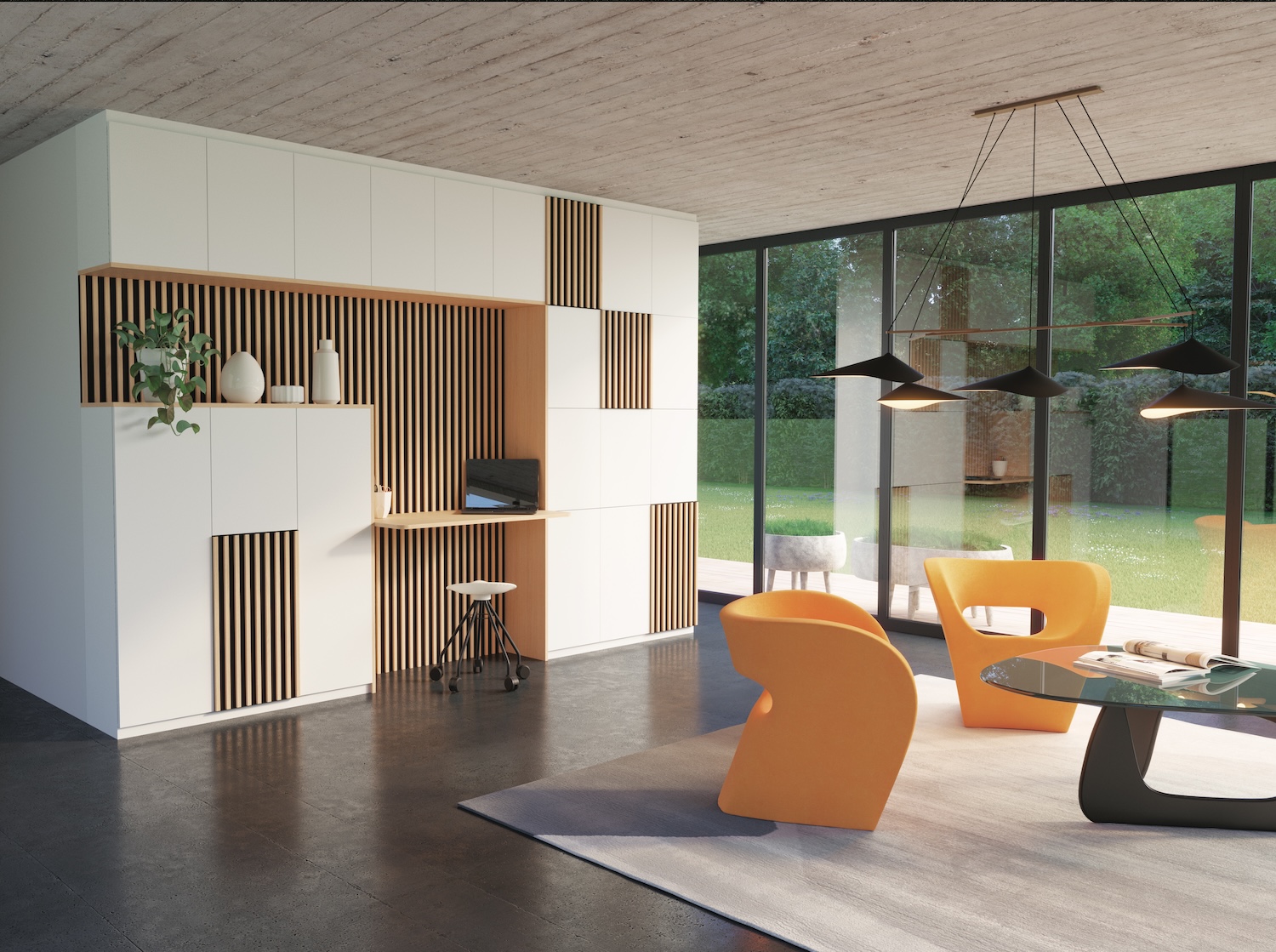 Bibliothèque sur mesure à Annecy en Haute-Savoie-1